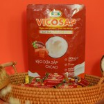 Kẹo Dừa Sáp Vicosap Vị Cacao [Túi 100g]