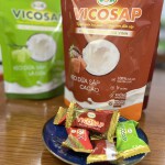 Kẹo Dừa Sáp Vicosap Vị Cacao [Túi 100g]
